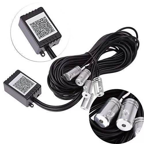 5LED 6M Multi Color RGB App LED Car Atmosphere Interior Light With Optic Fibre Cable, Bluetooth App Control For All Cars 5LED 6M Multi Color RGB App LED Car Atmosphere Interior Light With Optic Fibre Cable, Bluetooth App Control For All Cars