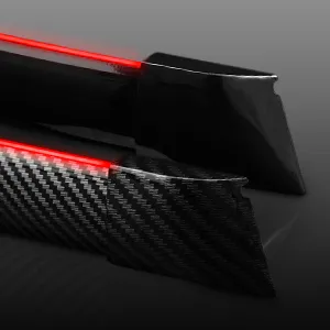 Carhatke Universal LED Spoiler Rear Spoiler Lip Kit (3.9ft) for Car Trunk, Exterior Accessories, Brake Light, Dark Black, Trunk Spoiler, Universal Fit for Roof, and Easy Installation Carhatke Universal LED Spoiler Rear Spoiler Lip Kit (3.9ft) for Car Trunk, Exterior Accessories, Brake Light, Dark Black, Trunk Spoiler, Universal Fit for Roof, and Easy Installation