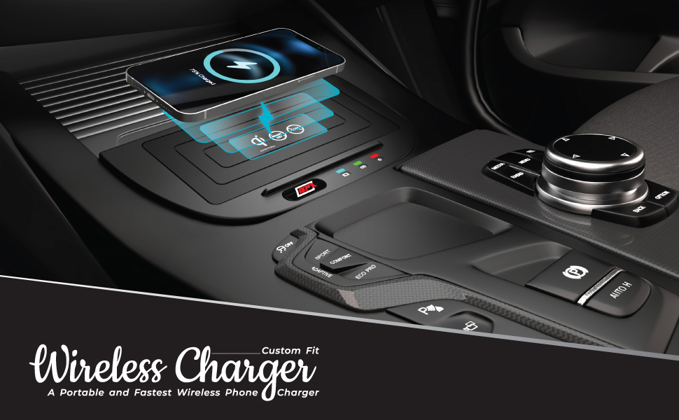 GFX Toyota Glanza 2019 Onwards Wireless Charger/Charging Pad