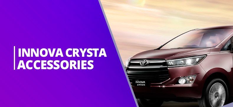 Innova crysta deals genuine accessories