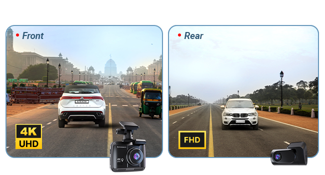 Crossbeats Roadeye DC03 4K Dash Camera for Car