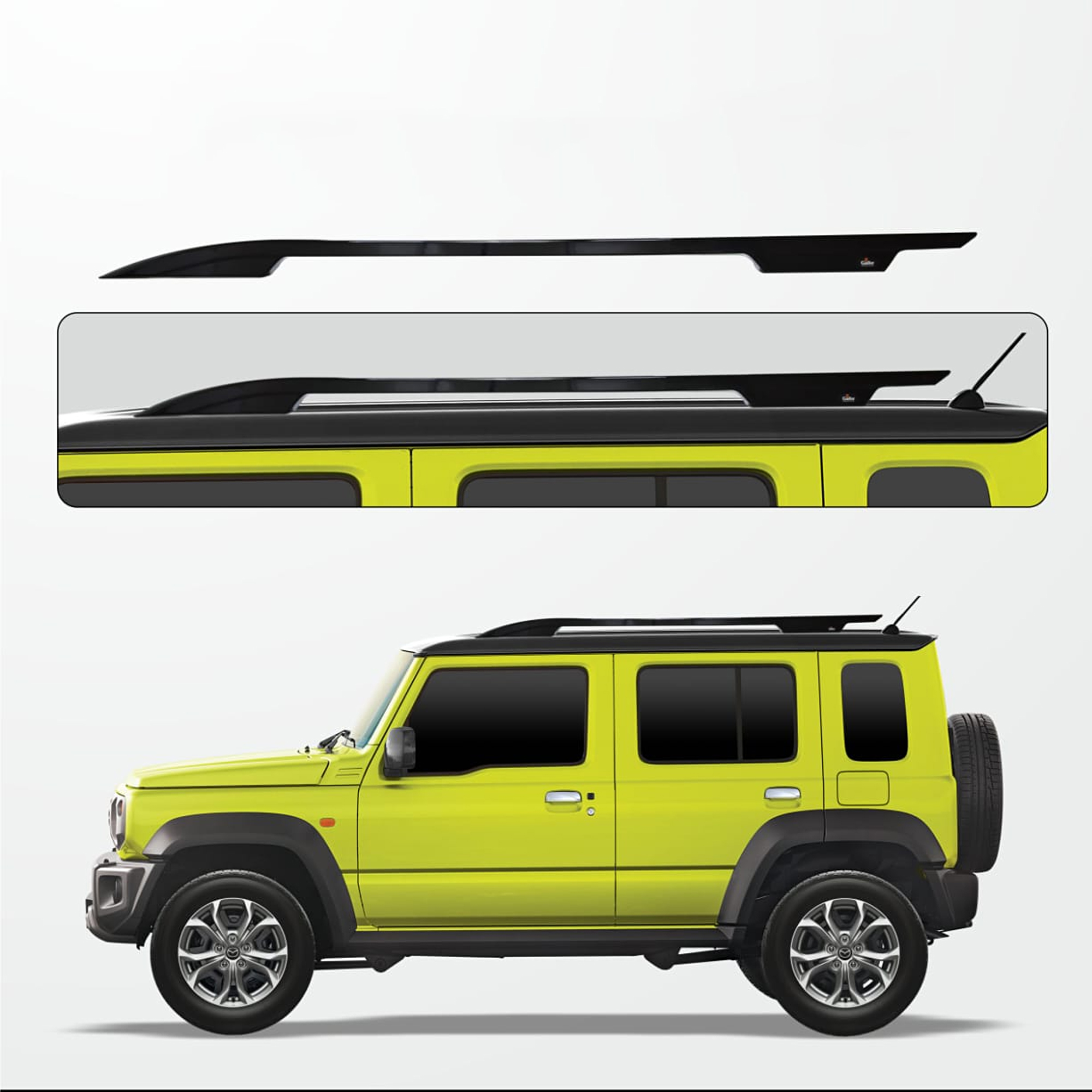 Galio Maruti Suzuki Jimny Roof Rails Full Black