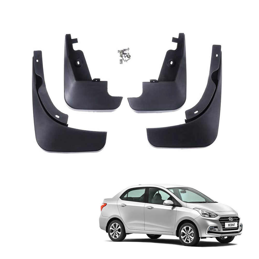 Hyundai Xcent Techo Best Quality O.E Type Mudflap (Set Of 4Pcs.)