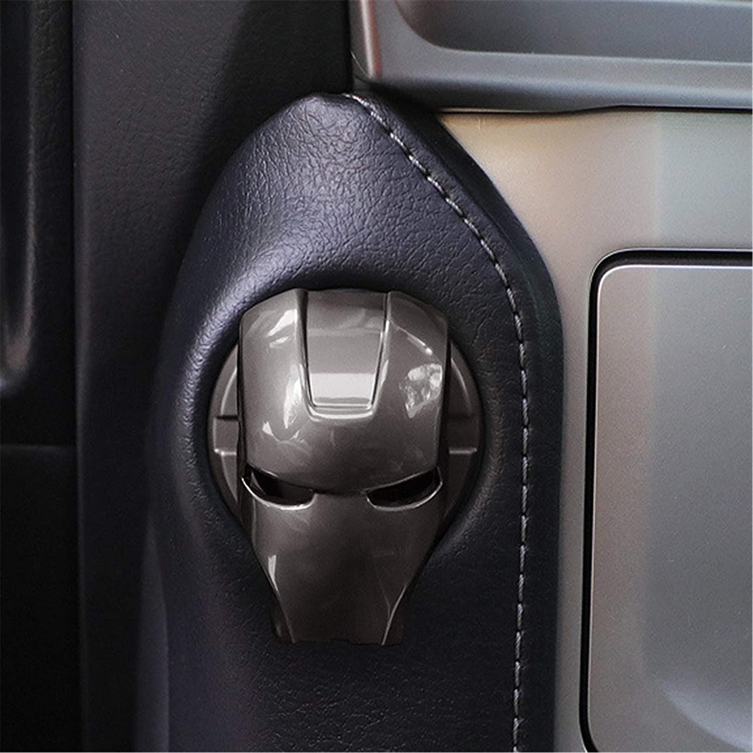 colorful QQCherry Car Engine Ignition Start and Stop Button Car Interior Press Start Button Cover and Ignition Cover Anti Scratch Universal Button Decoration Ring 